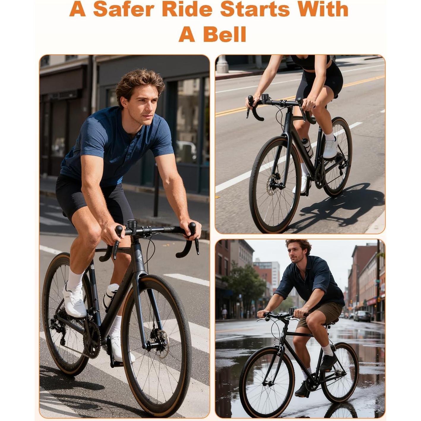 Timbre de Bicicleta YBLNTEK Anti-Robo 120dB Impermeable