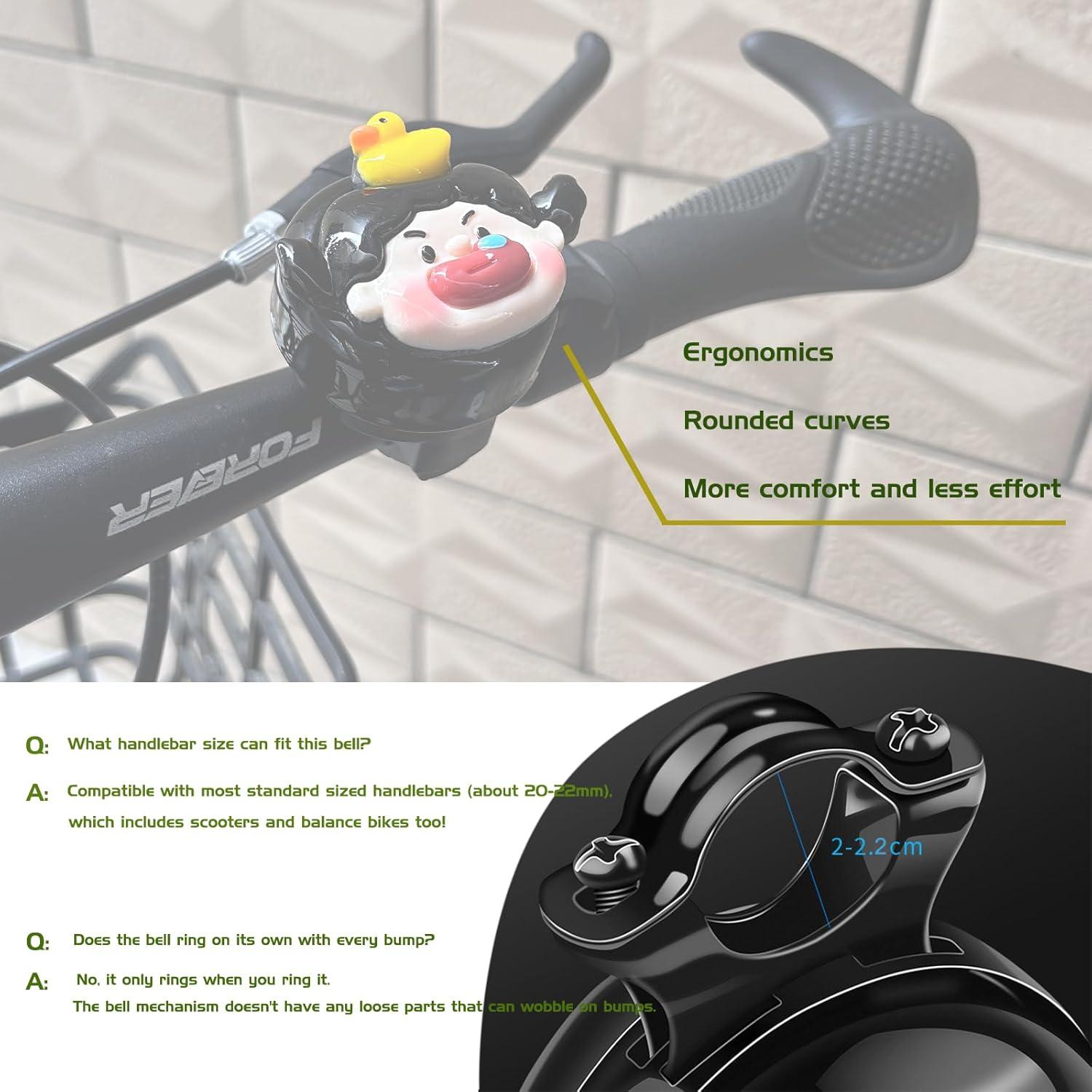 Timbre de bicicleta Collyon HS-zxcl negro, sonido fuerte