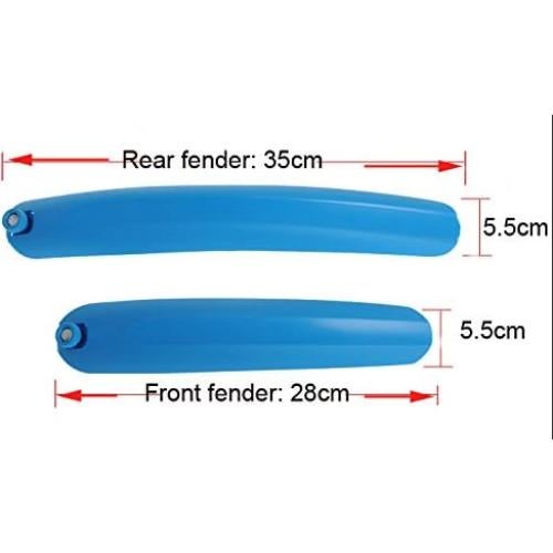 Guardabarros Delantero y Trasero UPANBIKE para BMX y Bicicleta Plegable