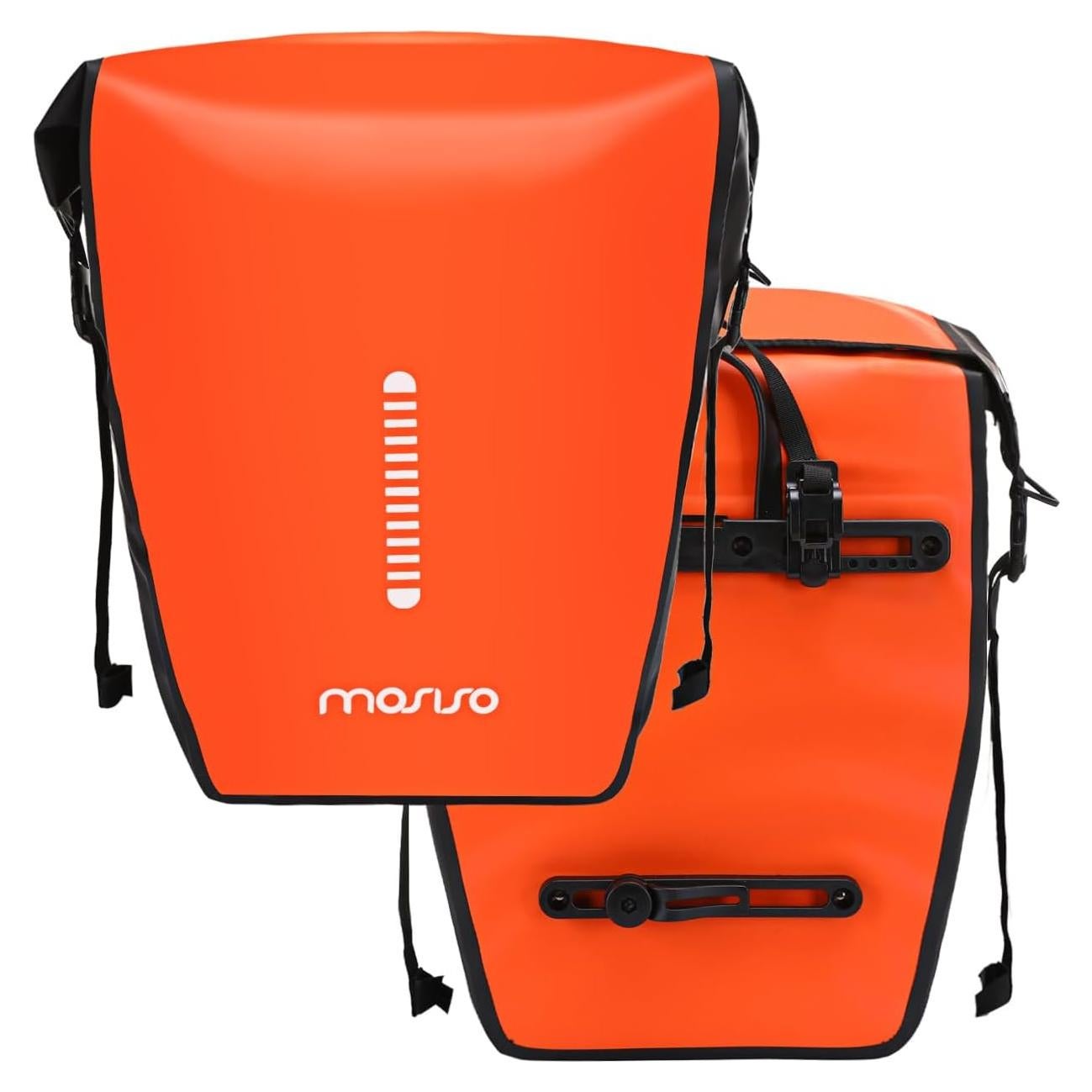 Alforjas para Bicicleta MOSISO 18L Impermeables Naranja
