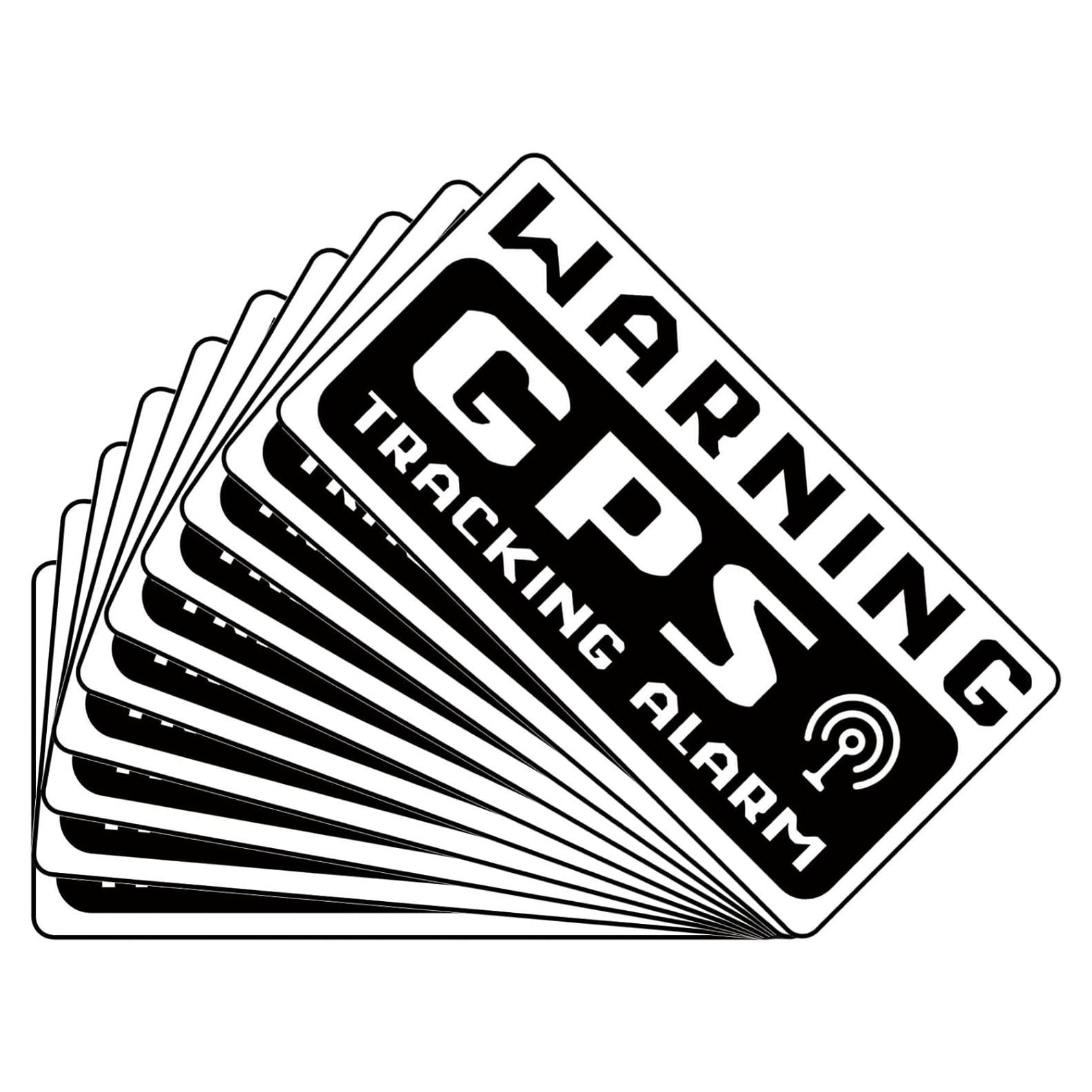 Etiquetas de Alarma de Rastreo GPS JINGIHE 10 Pcs 12x6 cm