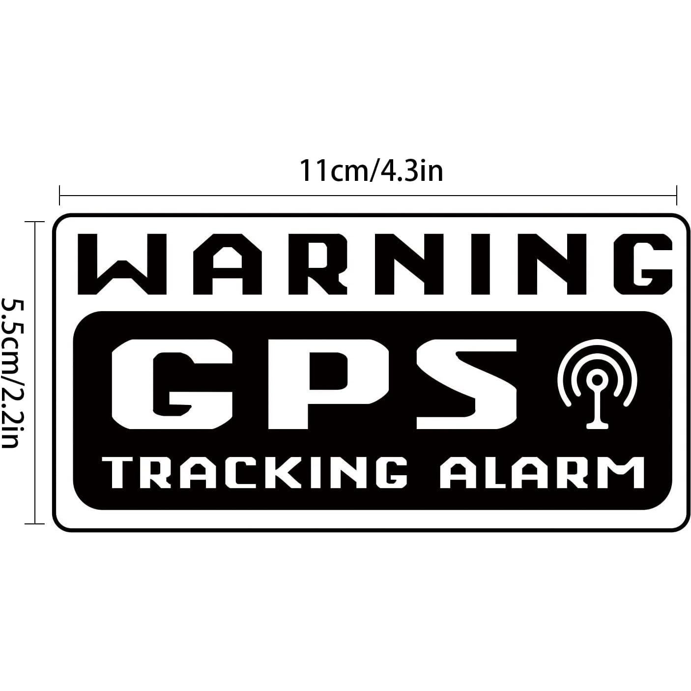 Etiquetas de Alarma de Rastreo GPS JINGIHE 10 Pcs 12x6 cm
