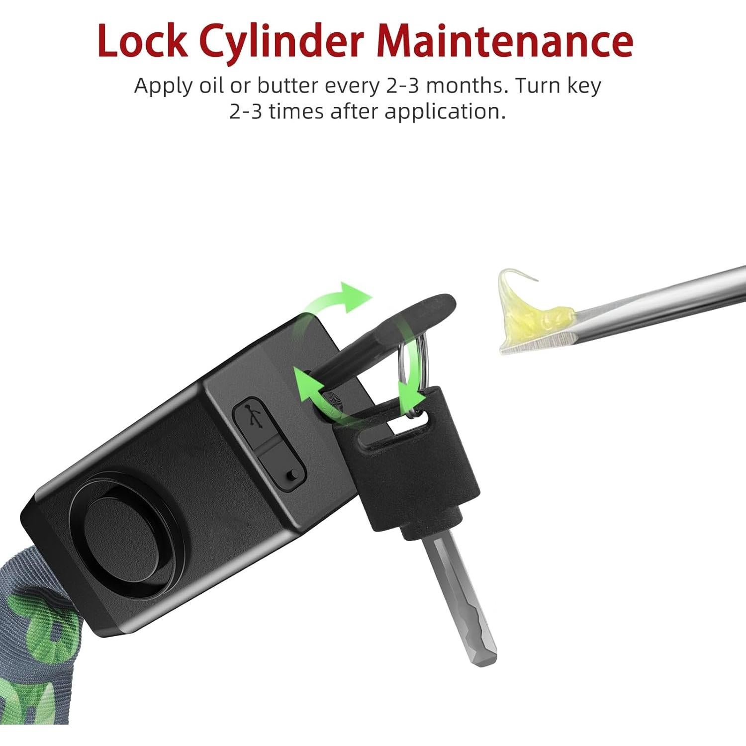 Candado de Bicicleta Inteligente BANGTING con Alarma 110dB