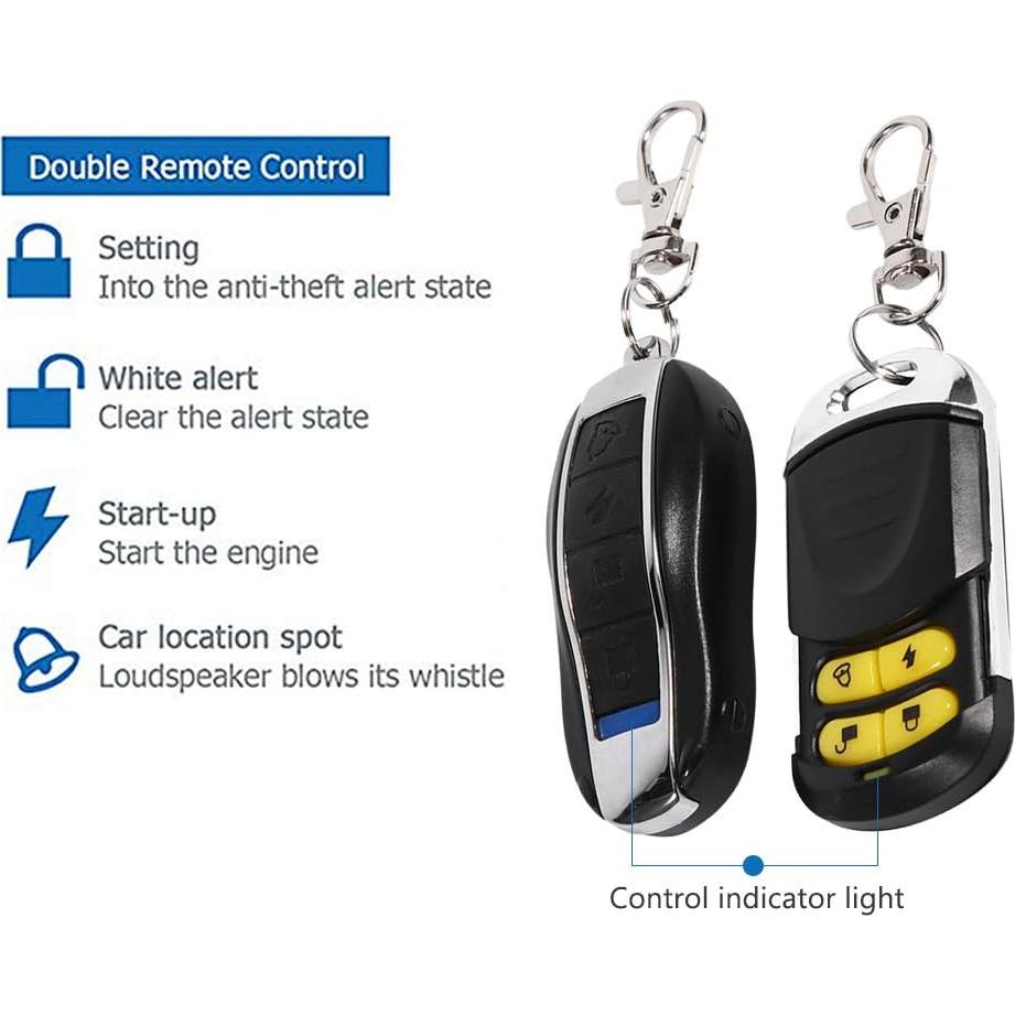 Kit de Seguridad Antirrobo para Motocicleta VGEBY 12V Control Remoto
