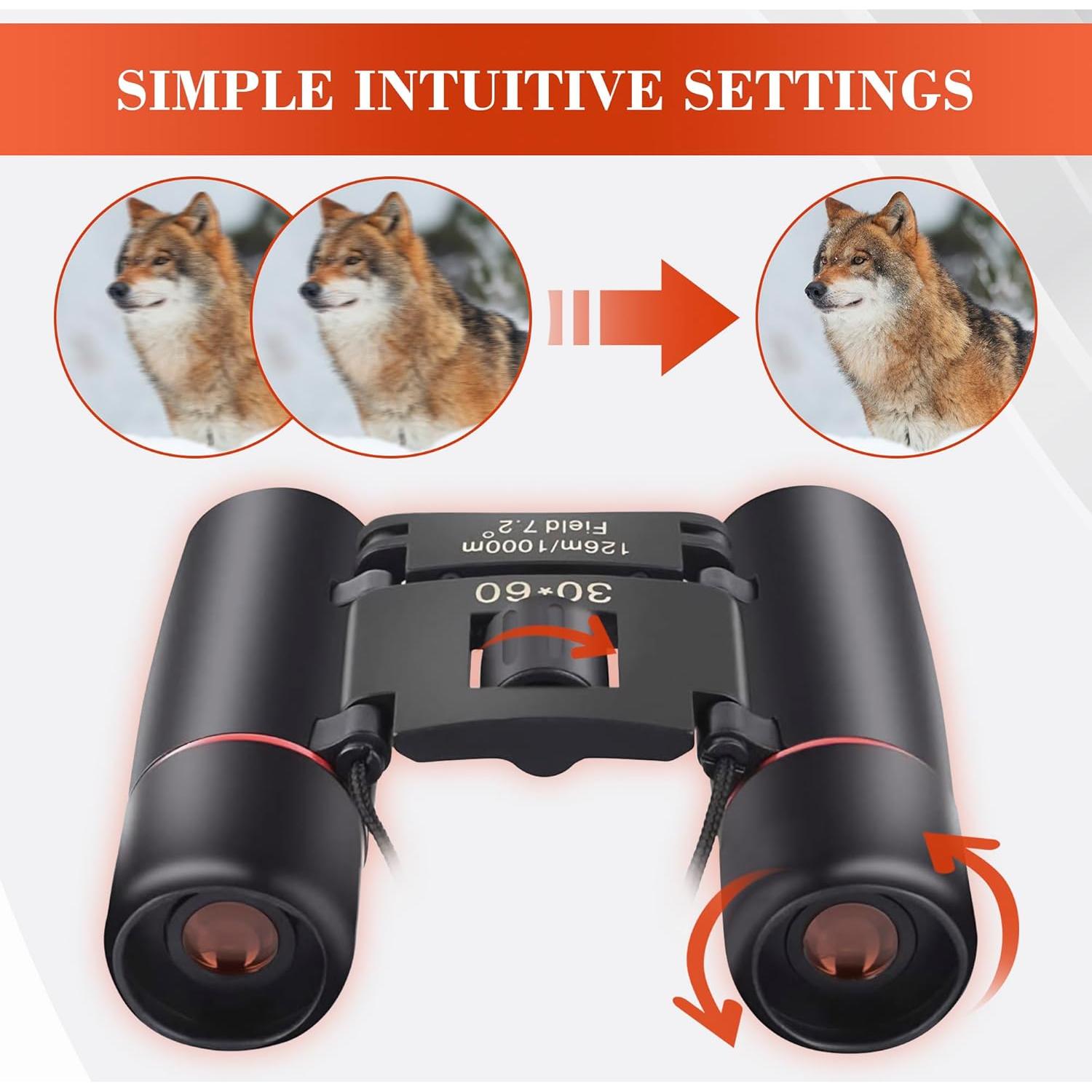 Binoculares Helo Big 30x60 Compactos para Observación de Aves