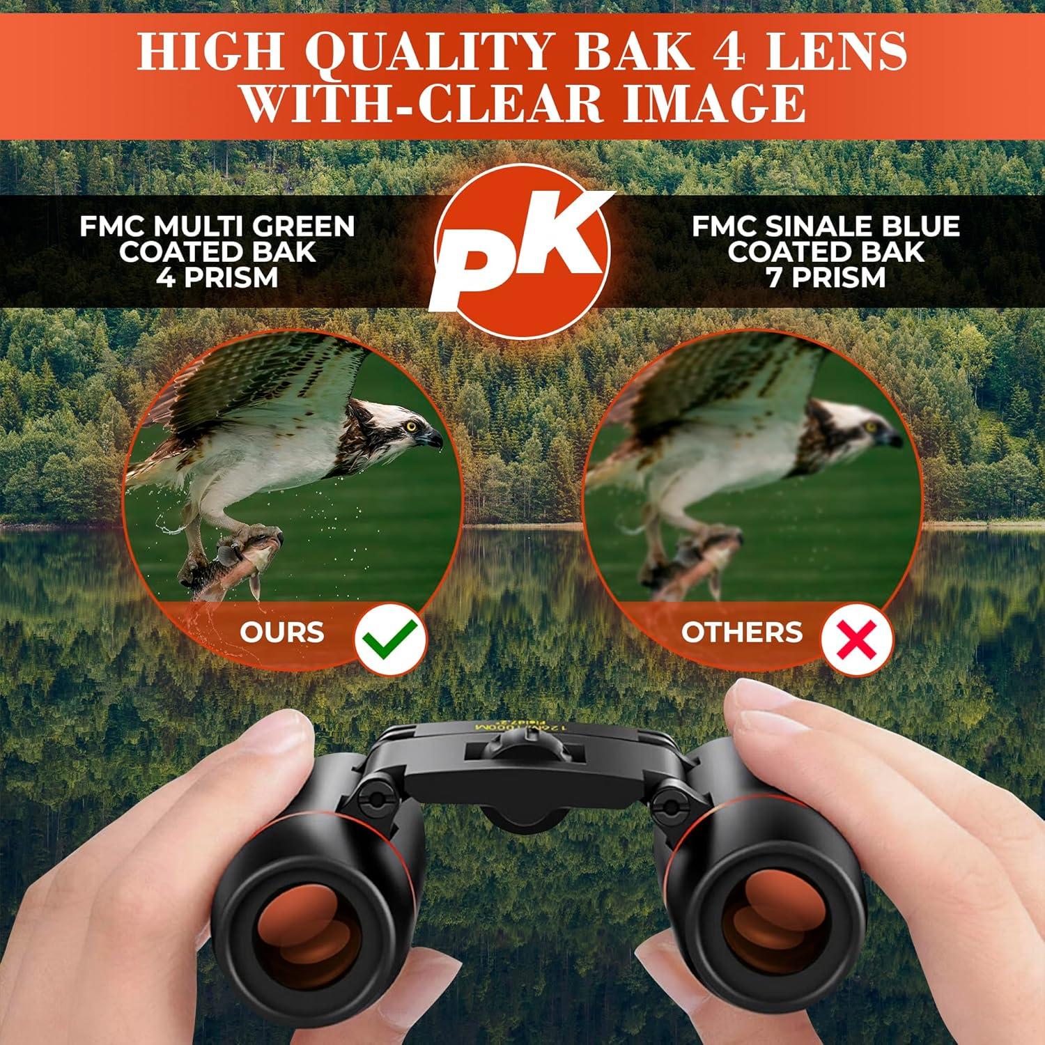 Binoculares Helo Big 30x60 Compactos para Observación de Aves