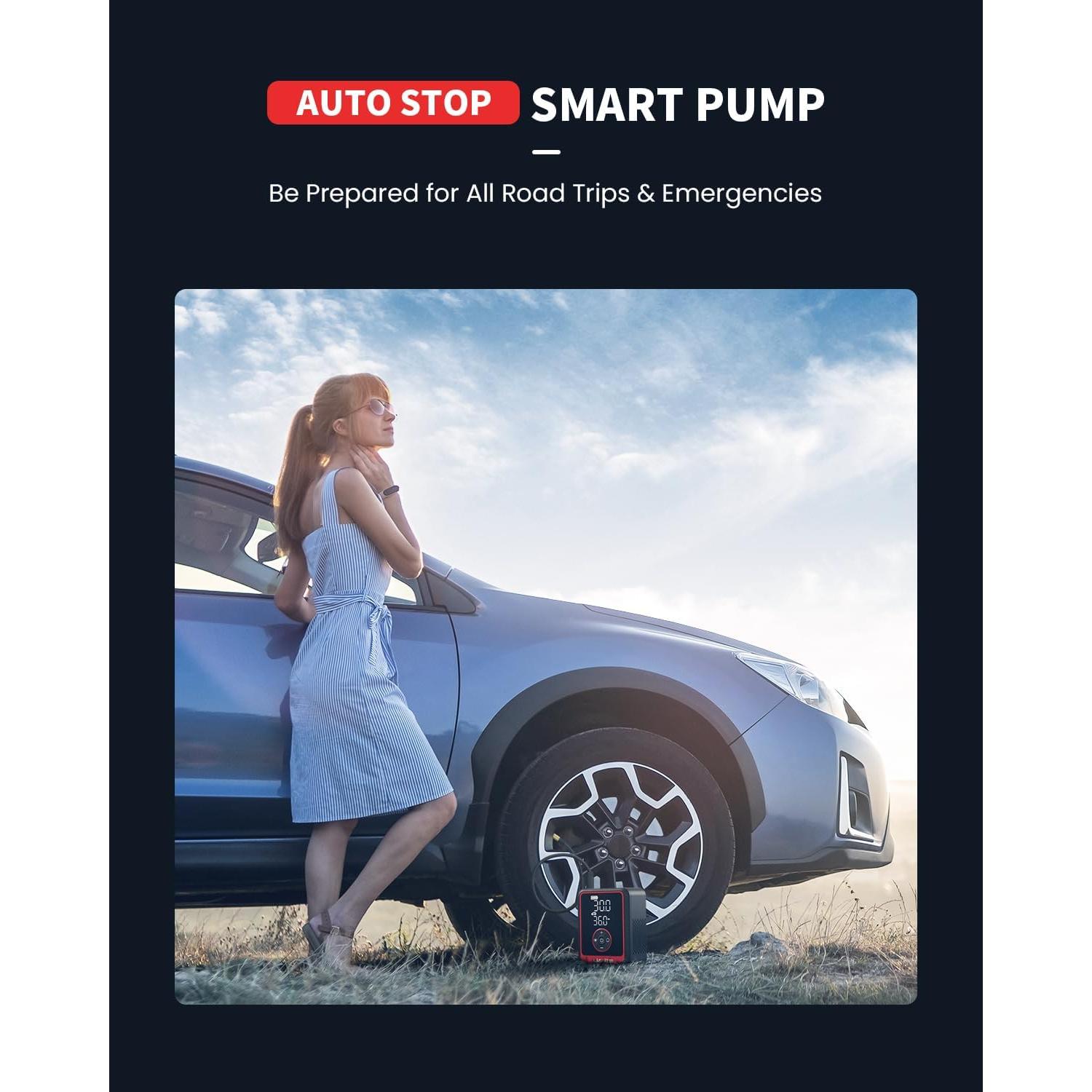 Inflador de Neumáticos Portátil LASFIT CR1 Pro 150PSI