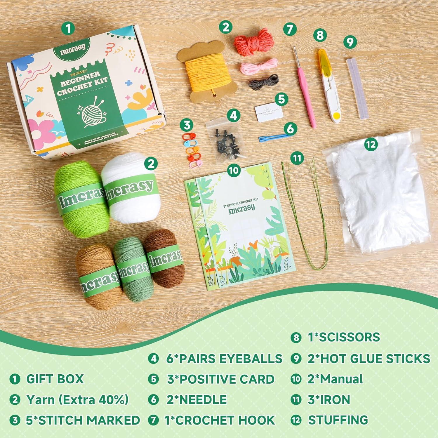 Kit de Crochet Imcrasy | 6 Plantas en Macetas | Tutoriales