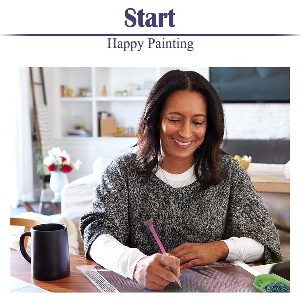 Kit de Pintura de Diamante OFRKE 5D Diente de León 2 Piezas