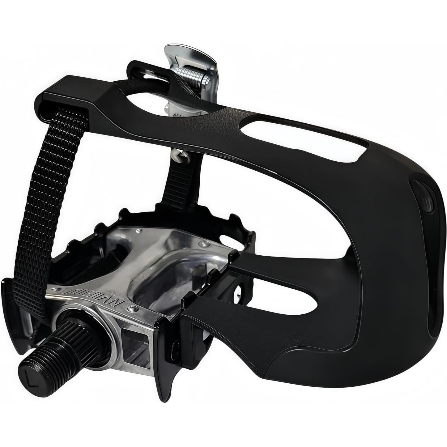 Pedales de Bicicleta YBEKI Profesional 9/16" con Clips Ajustables