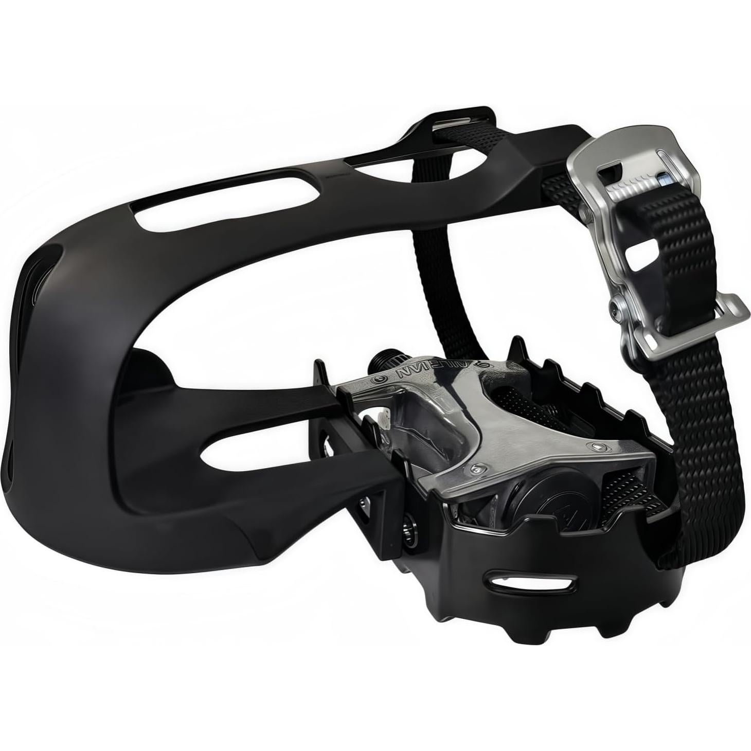 Pedales de Bicicleta YBEKI Profesional 9/16" con Clips Ajustables