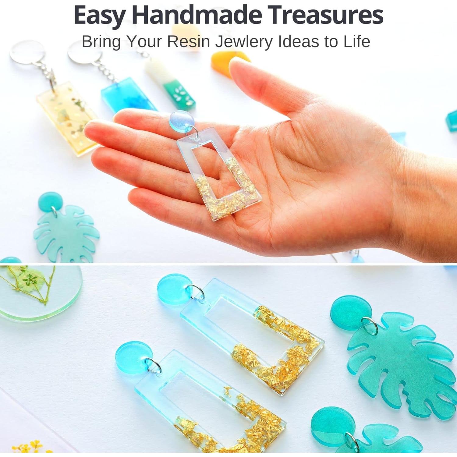 Kit de Resina Epóxica Piccassio 208 Piezas para Joyería