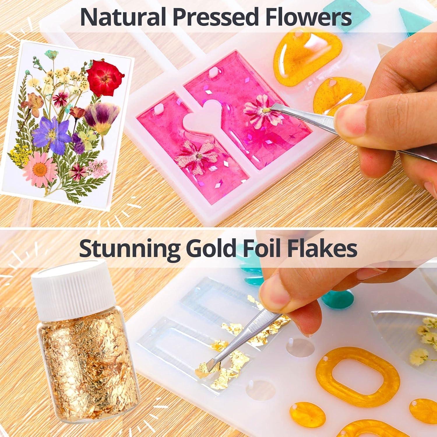 Kit de Resina Epóxica Piccassio 208 Piezas para Joyería