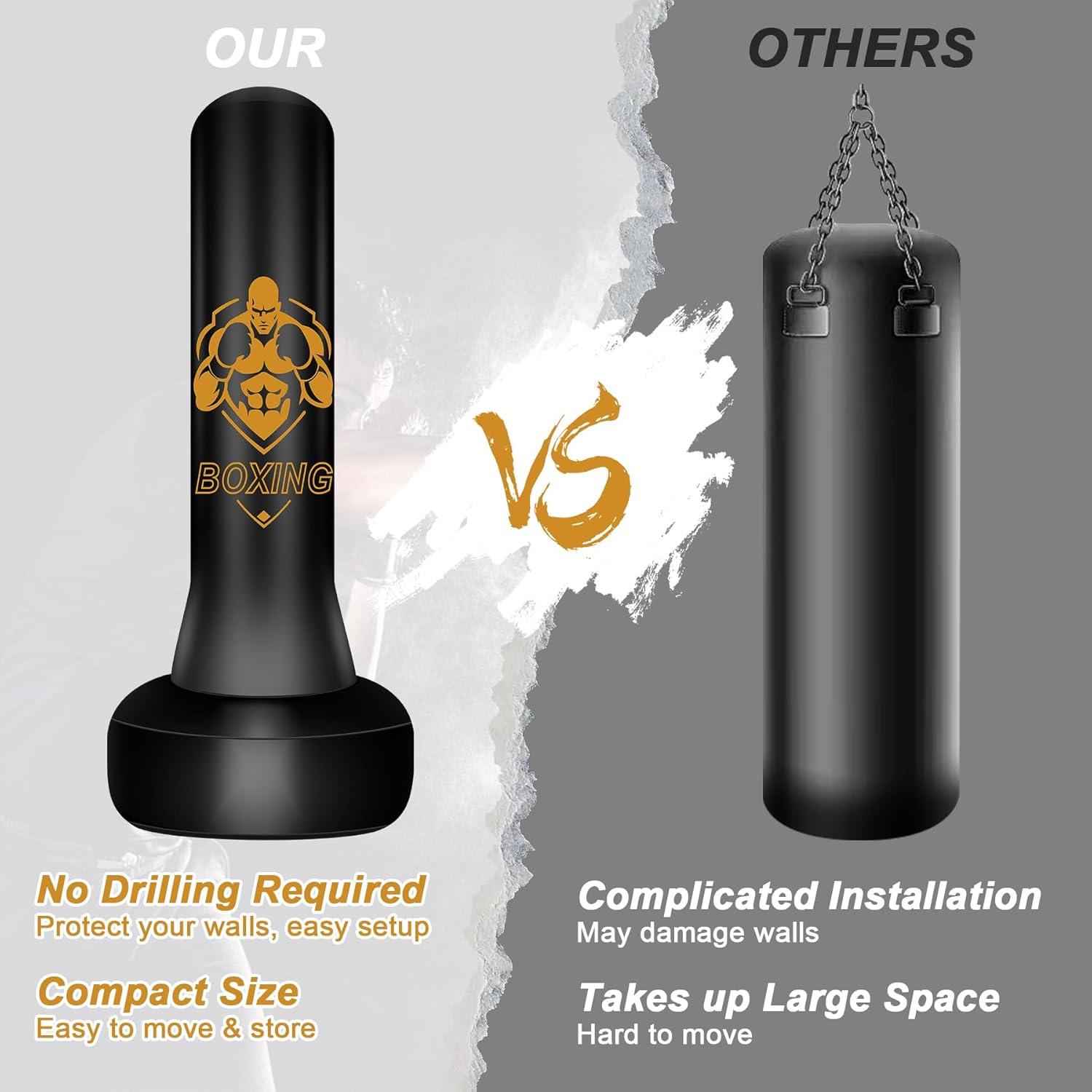 Saco de Boxeo Independiente Vobab 70 cm para Adultos