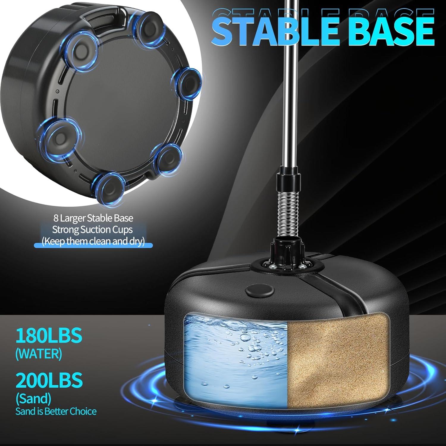 Saco de Boxeo JUOIFIP con Soporte Ajustable y Guantes