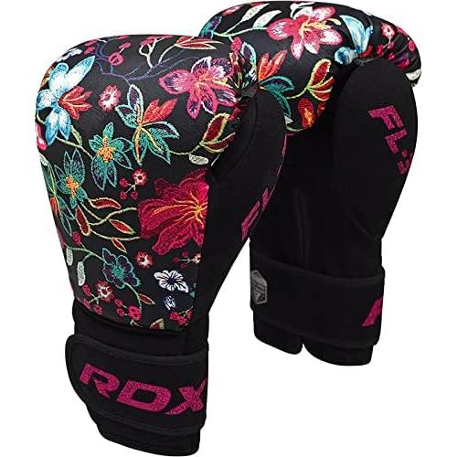 Guantes de Boxeo RDX 8 oz para Mujeres Sparring Negro