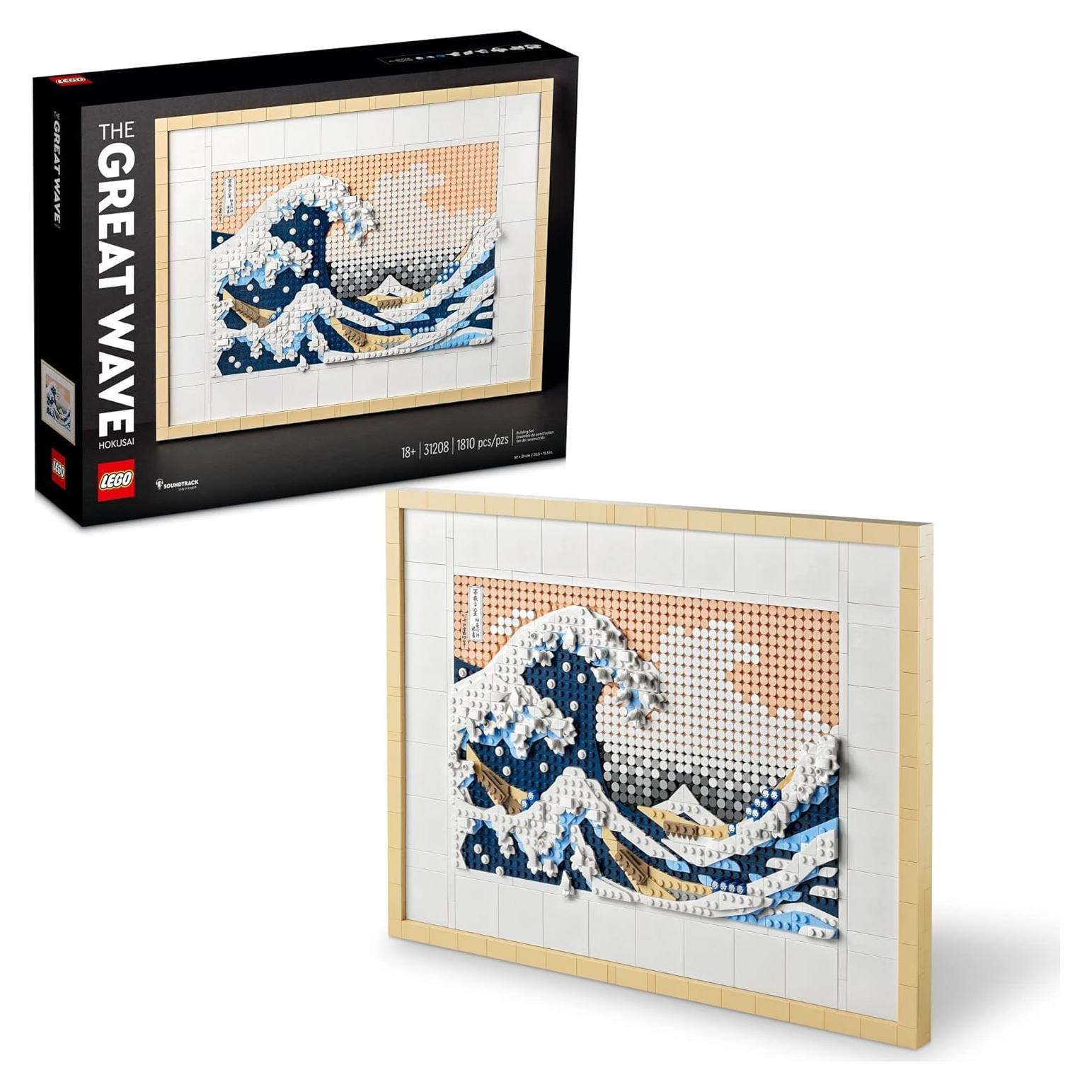 LEGO Art Hokusai 31208 - Gran Ola 3D Decoración DIY