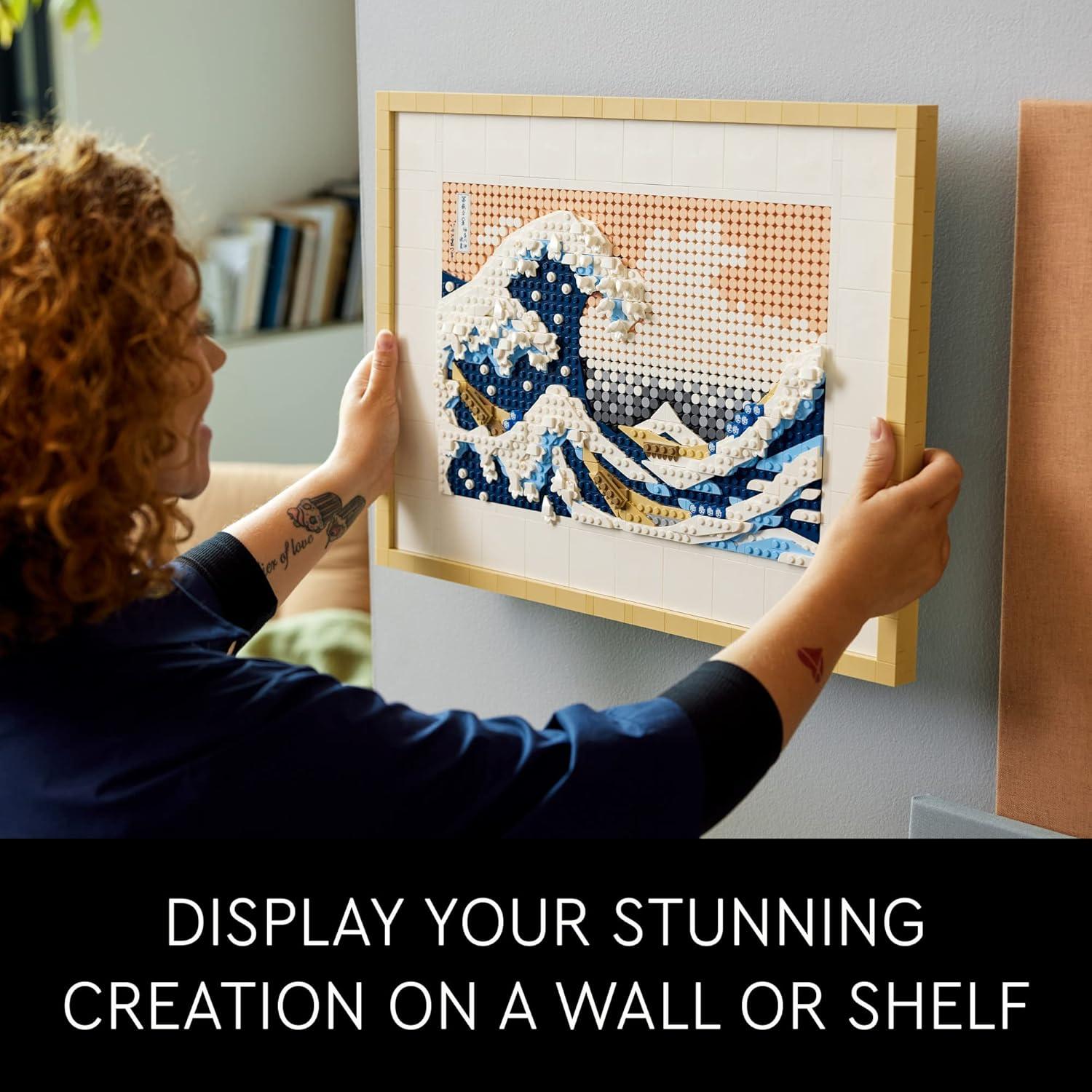 LEGO Art Hokusai 31208 - Gran Ola 3D Decoración DIY