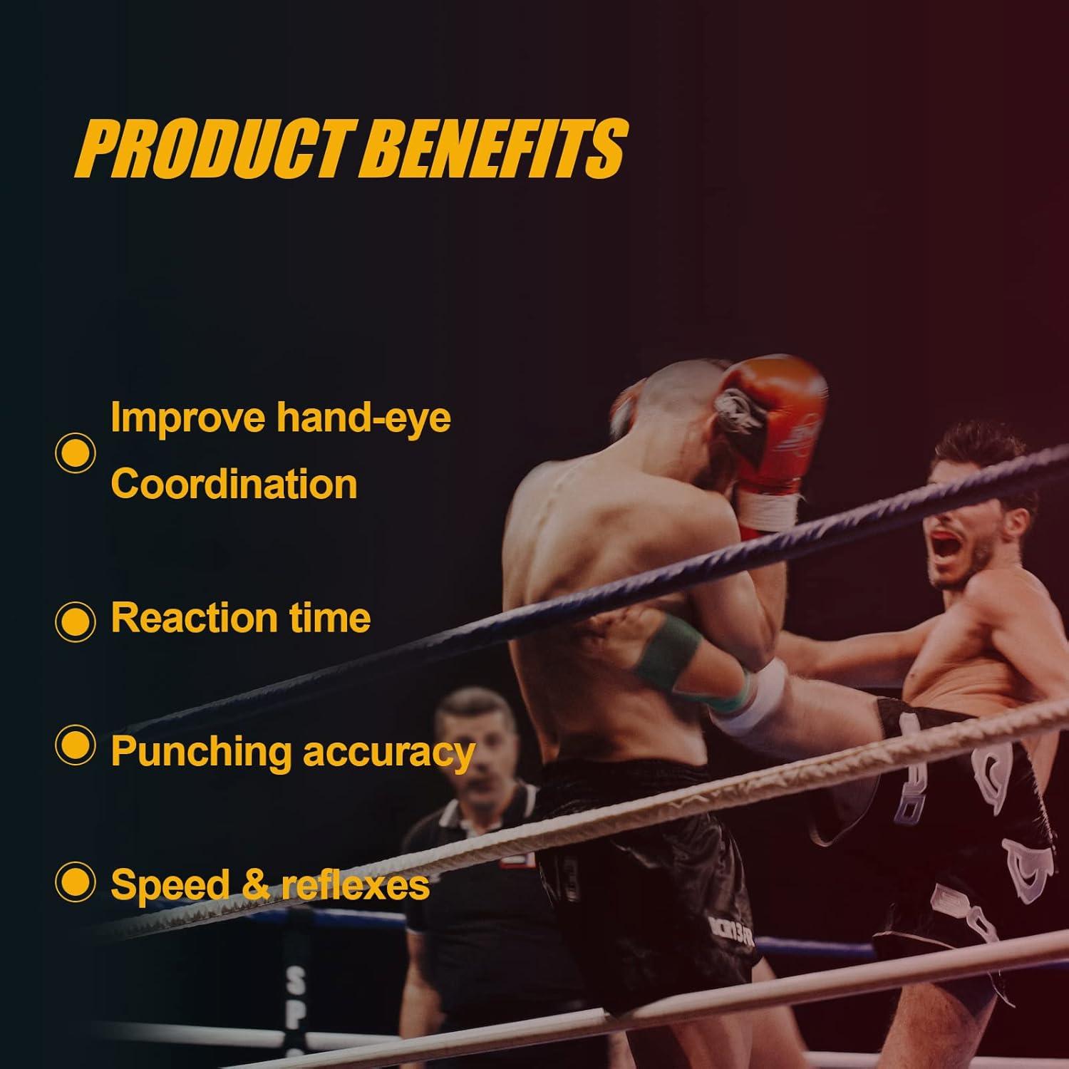 Bola de Reflexión de Boxeo Hikeen - Entrenamiento Agilidad y Coordinación