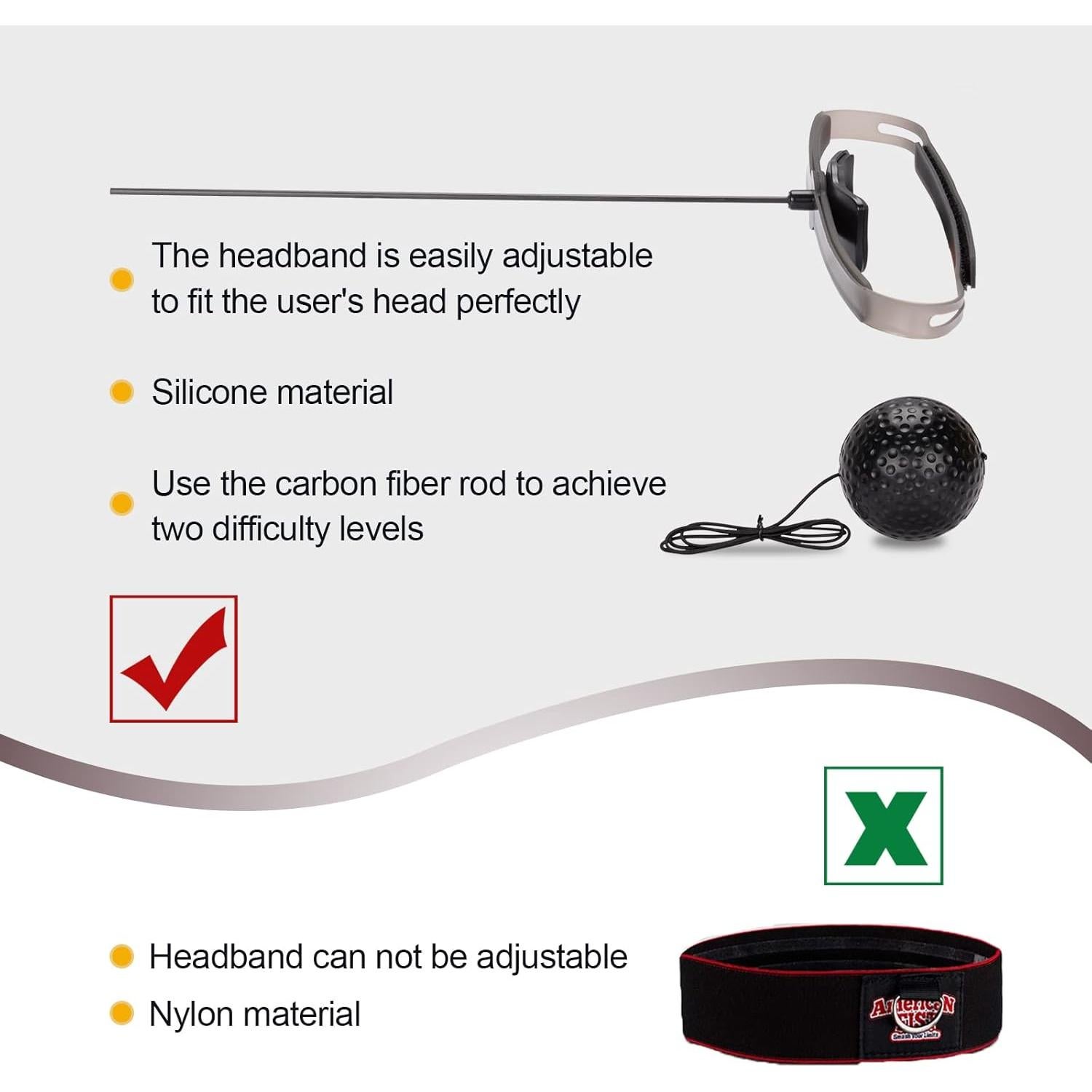 Bola de Reflexión de Boxeo Hikeen - Entrenamiento Agilidad y Coordinación