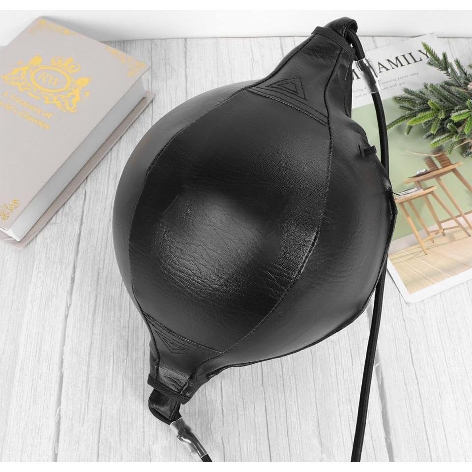 Bolsa de Velocidad de Boxeo BESPORTBLE PU 25x18cm Negra