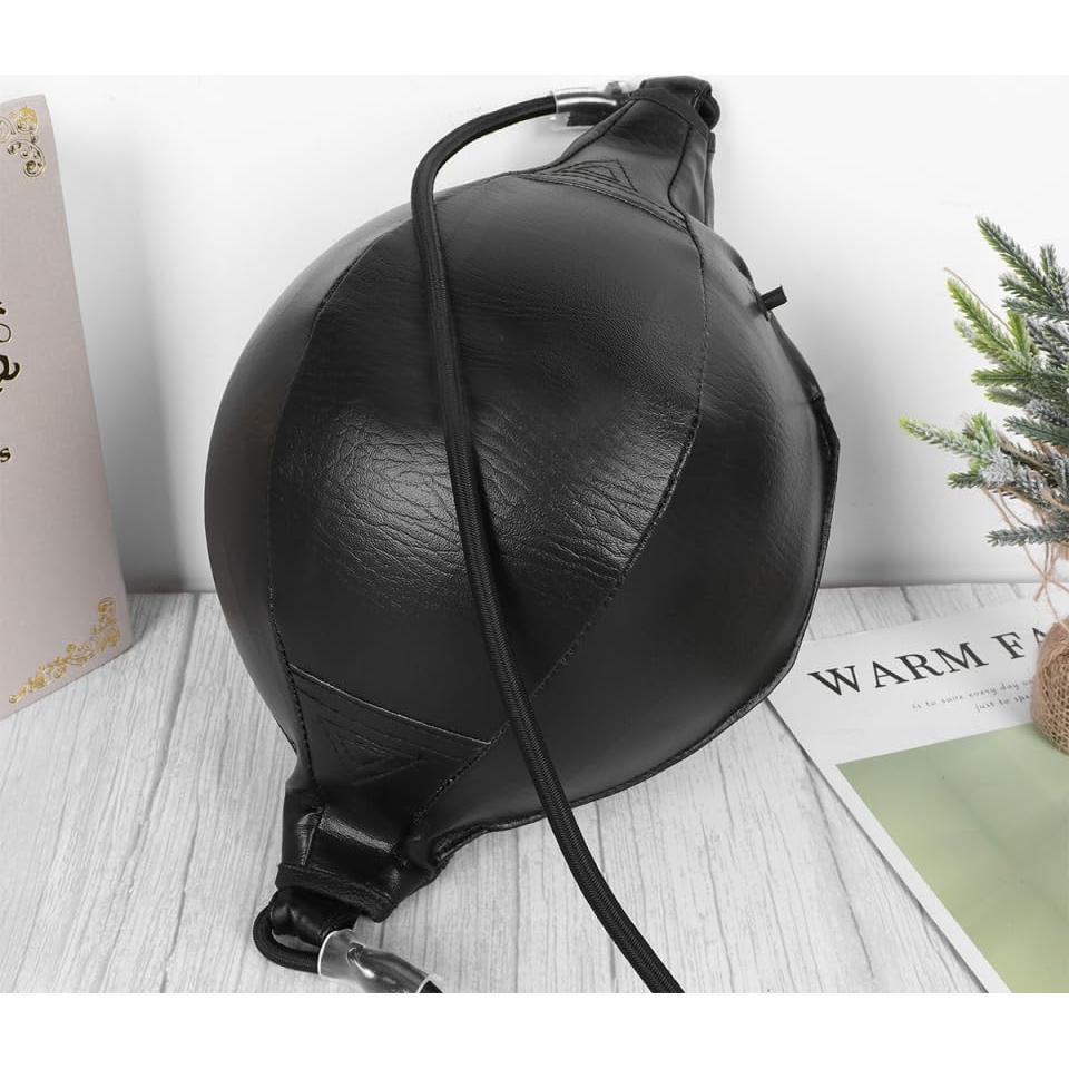 Bolsa de Velocidad de Boxeo BESPORTBLE PU 25x18cm Negra