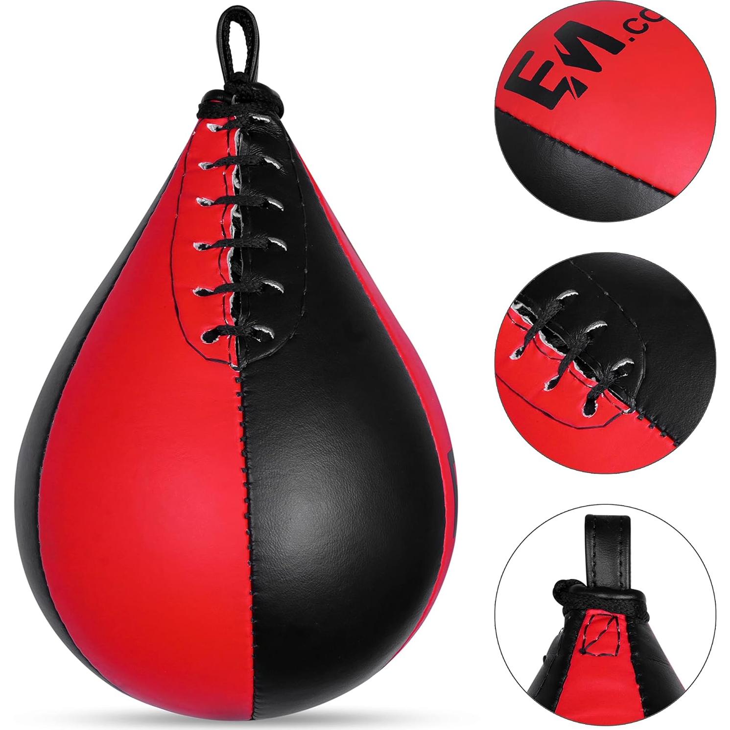 Bolsa de Velocidad de Boxeo Genérico SB01 - Cuero PU 24.4x15.2cm