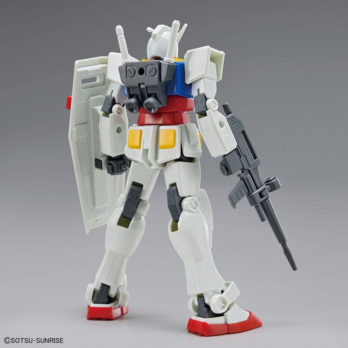 Modelo a Escala Bandai RX-78-2 Gundam 1/144 Sin Pintura