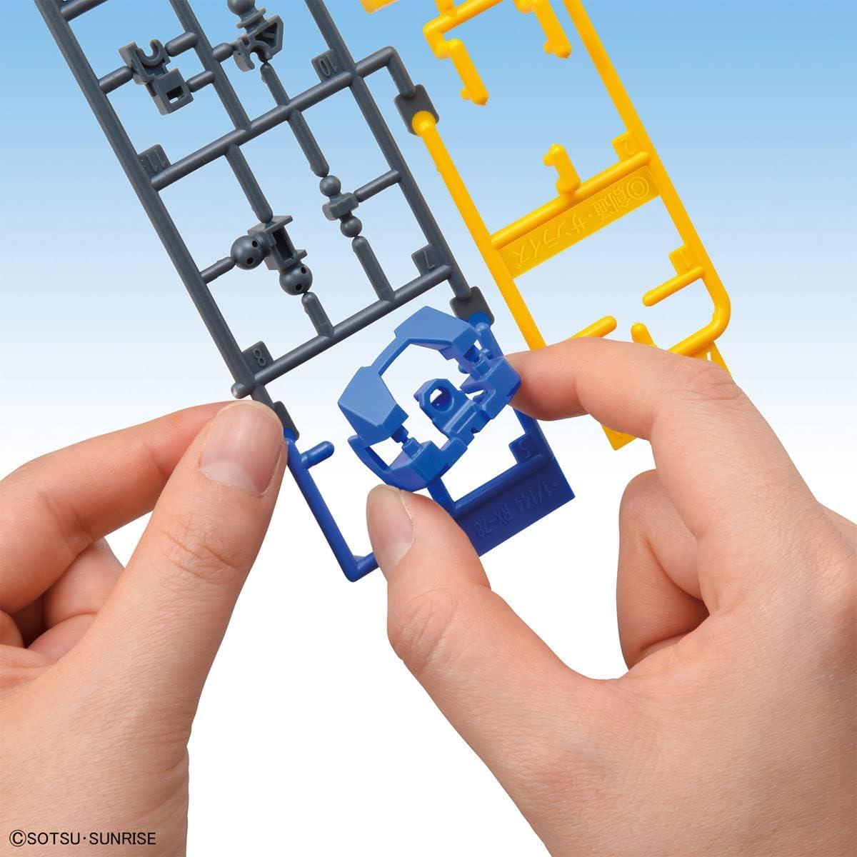 Modelo a Escala Bandai RX-78-2 Gundam 1/144 Sin Pintura