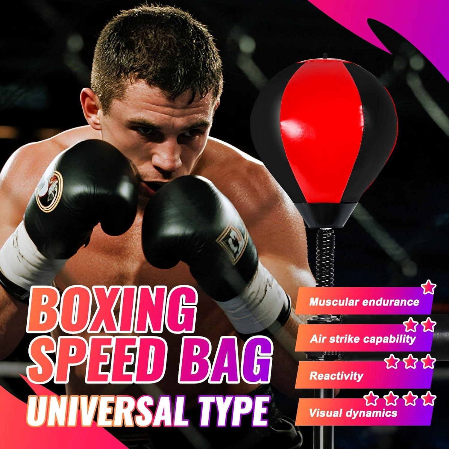 Bolsa de Velocidad de Boxeo INNOLIFE TM-0090 Rojo Negro