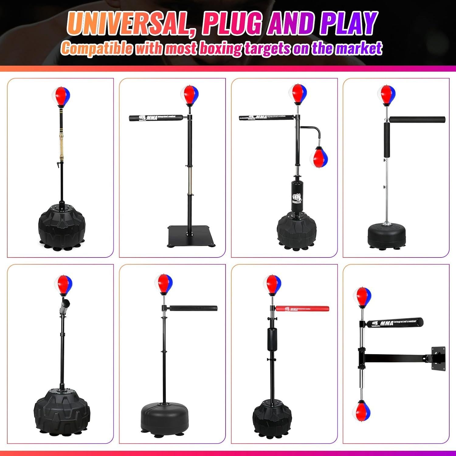 Bolsa de Velocidad de Boxeo INNOLIFE TM-0092 16.8x24.9cm