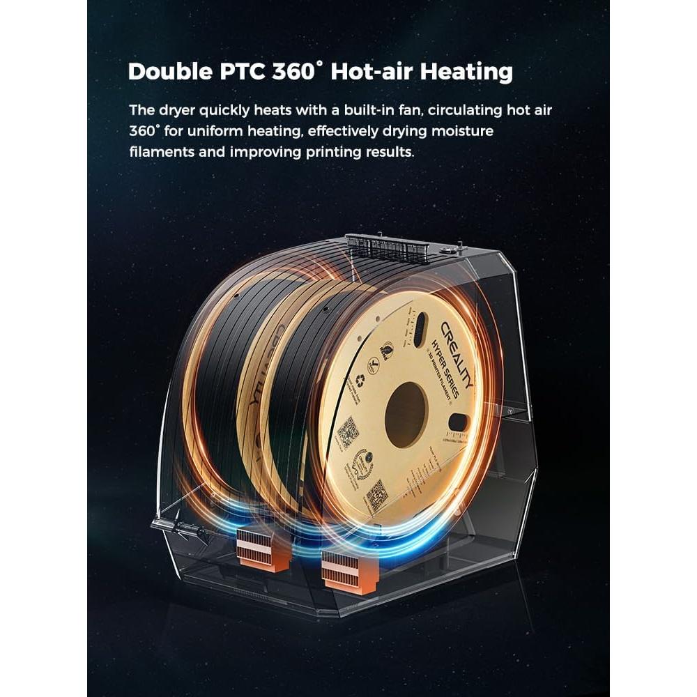 Secador de Filamento Creality Space Pi Plus 1.75/2.85/3mm