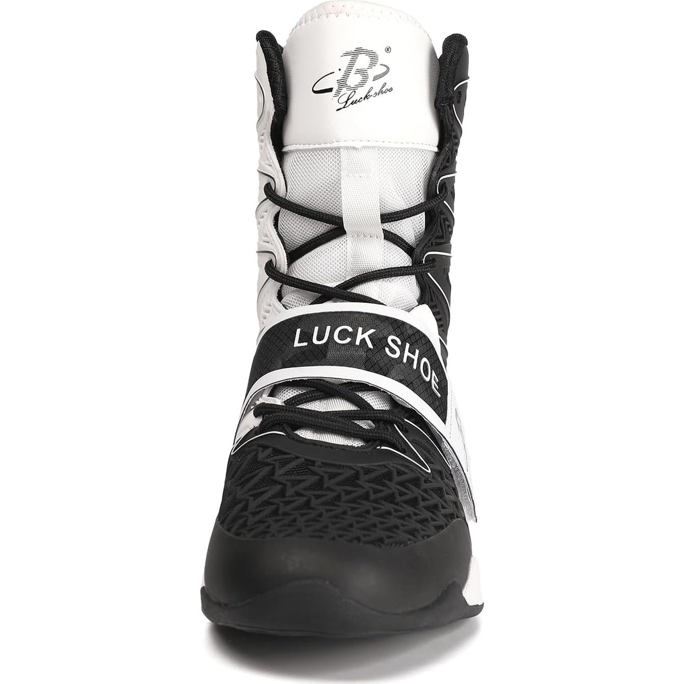 Zapatos de Boxeo Altos B LUCK SHOES 308 para Hombres - Negro