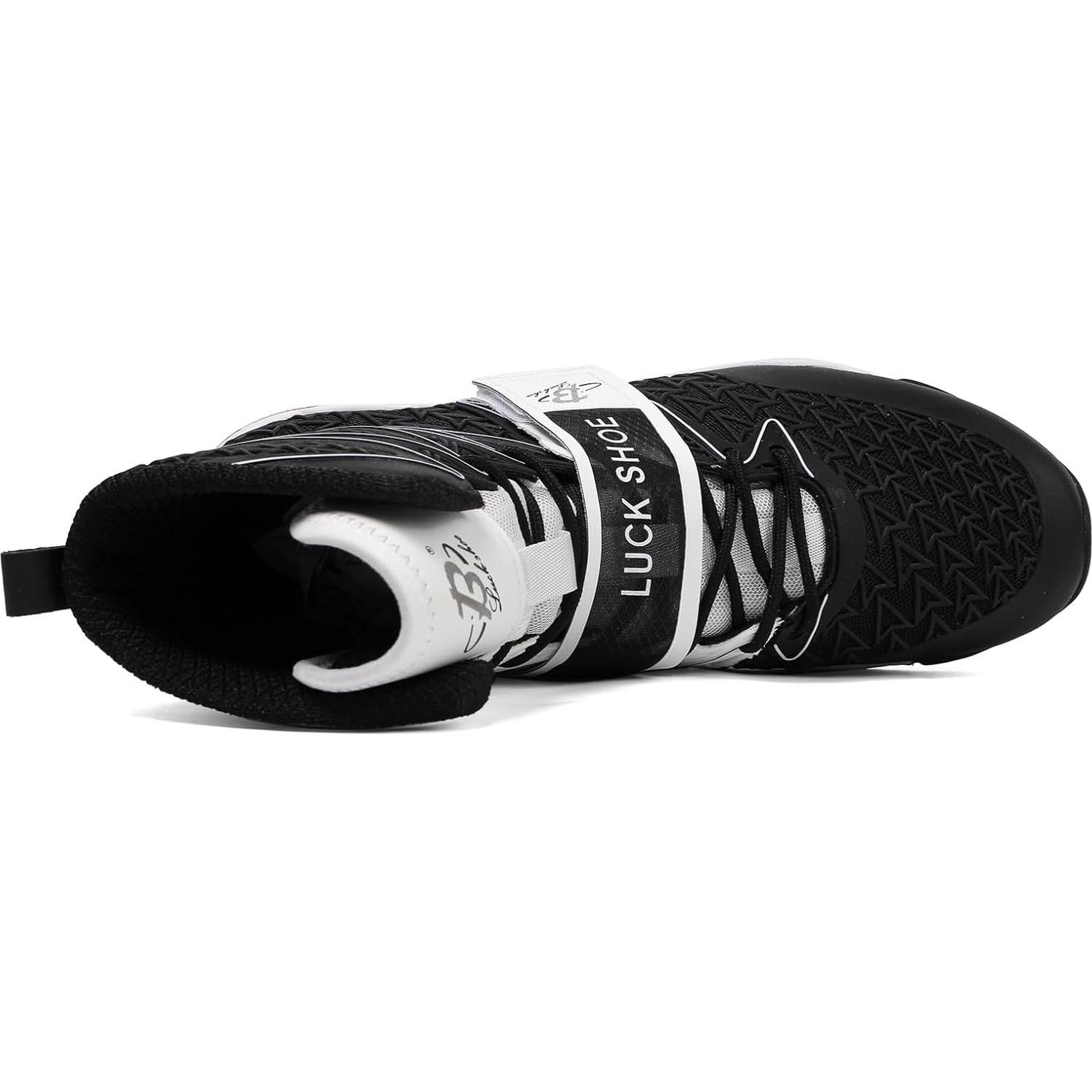 Zapatos de Boxeo Altos B LUCK SHOES 308 para Hombres - Negro