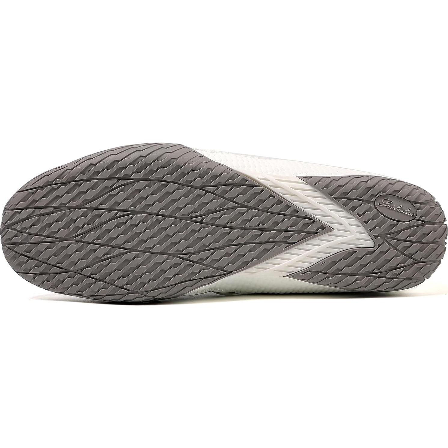 Zapatos de Boxeo Hombre LS508 Tobillo Alto 16.5 cm Blanco/Grey