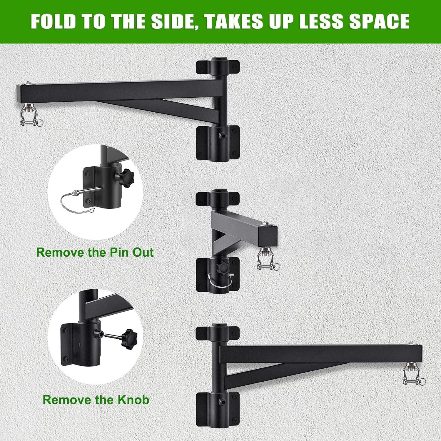 Soporte de Bolsa Pesada Kipika para Montar en Pared - Acero