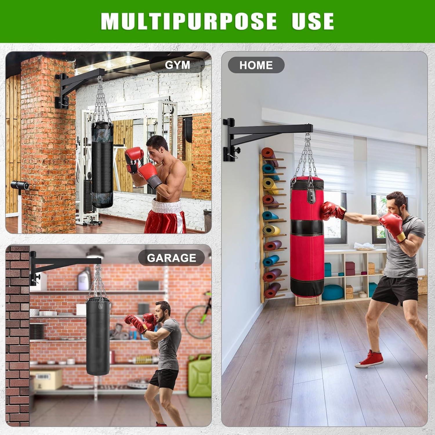 Soporte de Bolsa Pesada Kipika para Montar en Pared - Acero