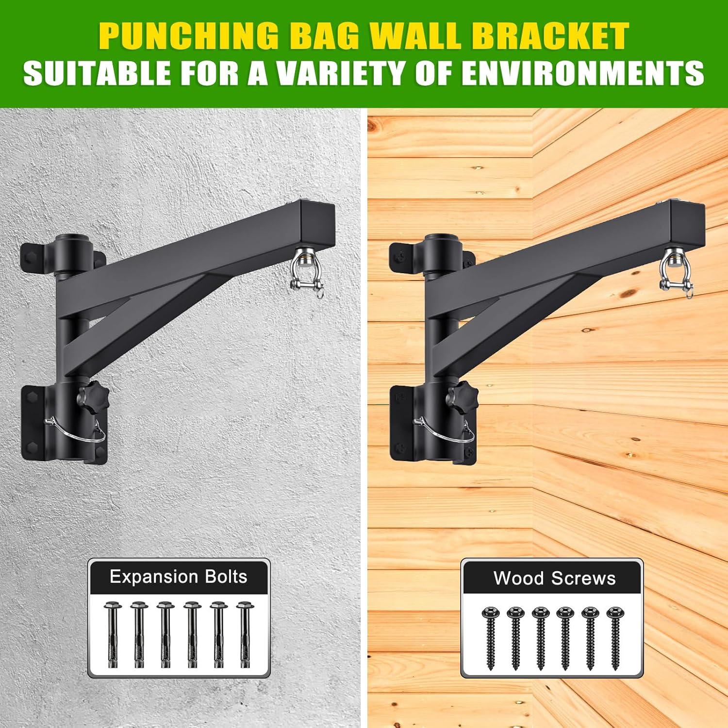 Soporte de Bolsa Pesada Kipika para Montar en Pared - Acero