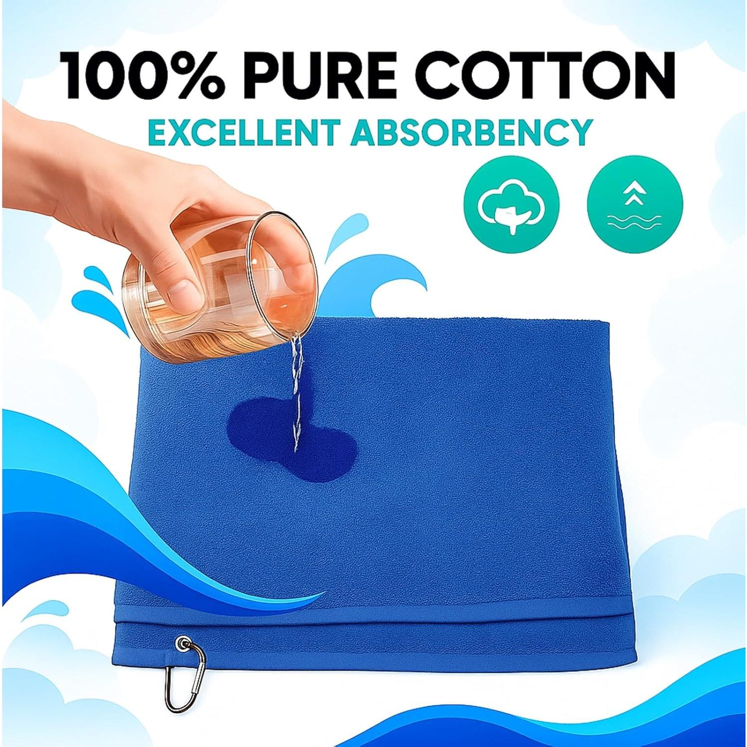 Toallas de Patinaje sobre Hielo VitalCozy - 3 Piezas Algodón