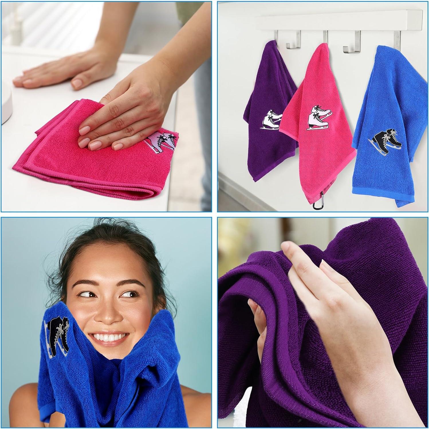 Toallas de Patinaje sobre Hielo VitalCozy - 3 Piezas Algodón