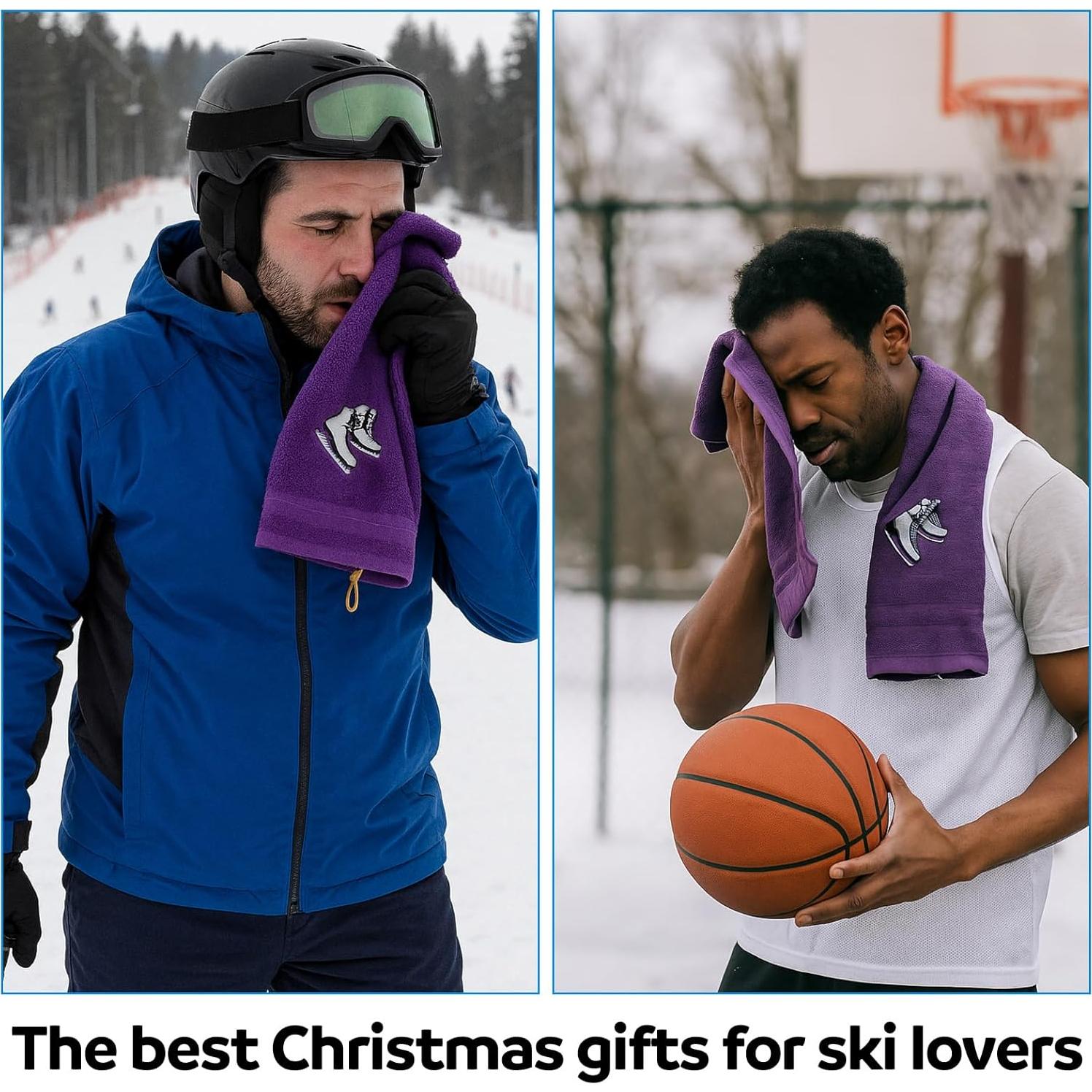 Toallas de Patinaje sobre Hielo VitalCozy - 3 Piezas Algodón