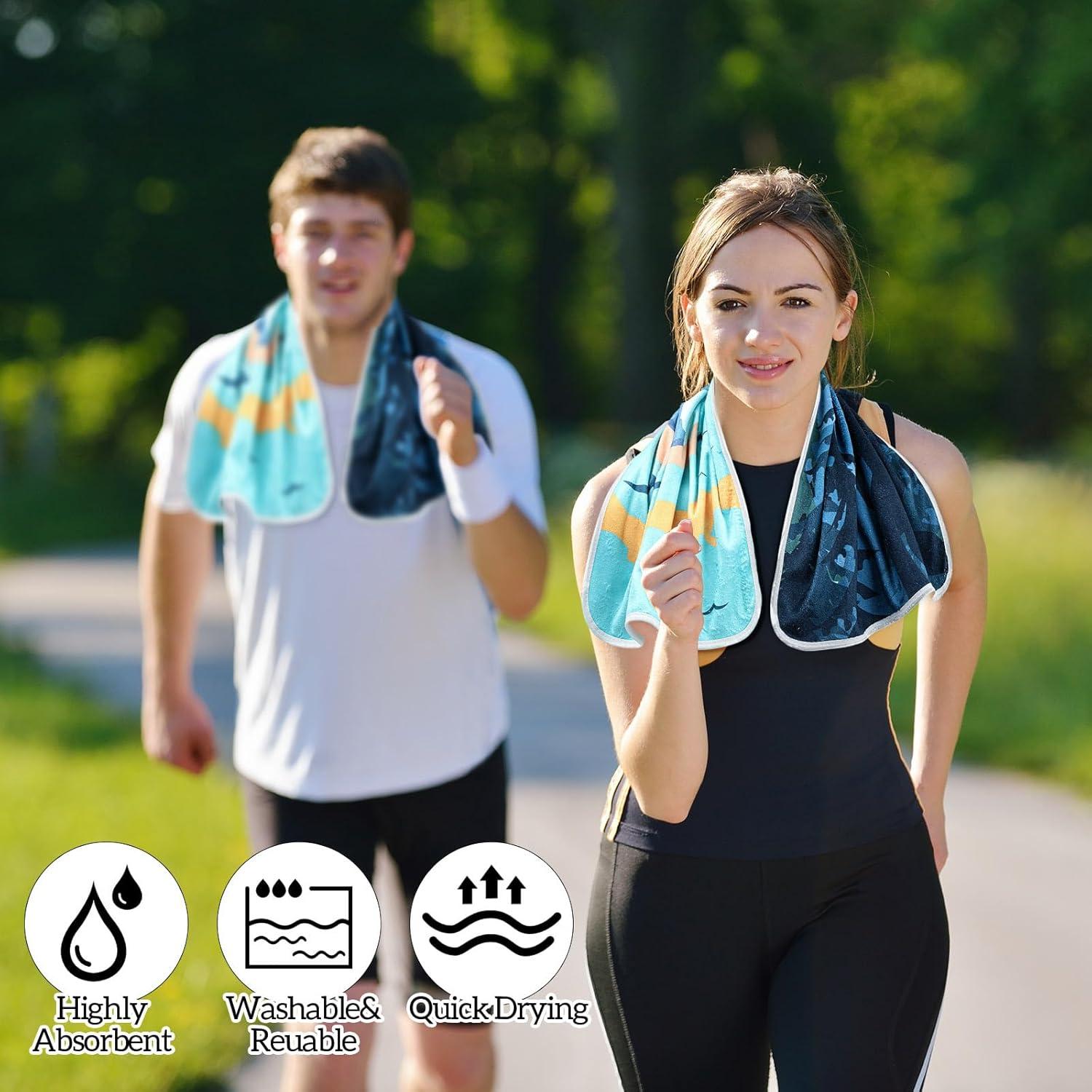 Paquete 2 Fundas Toalla Asiento Coche + Toalla Deportiva Hahafelt