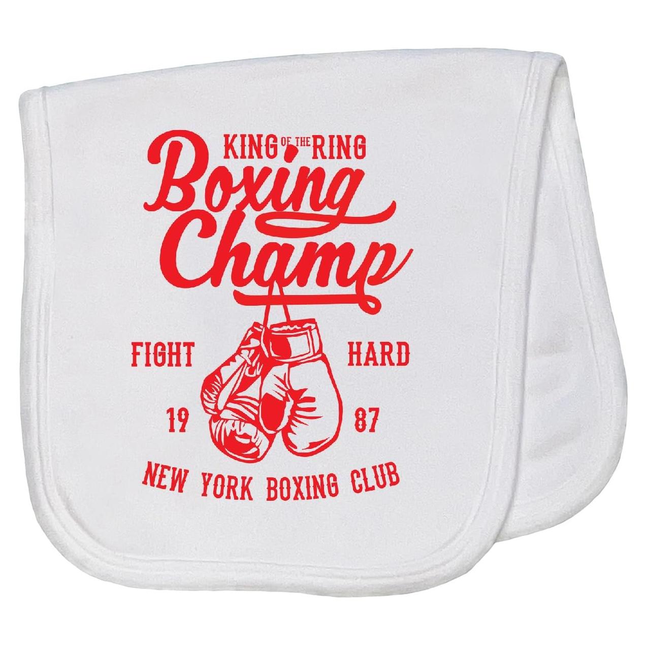 Pañal de Bebé Inktastic Campeón de Boxeo Blanco