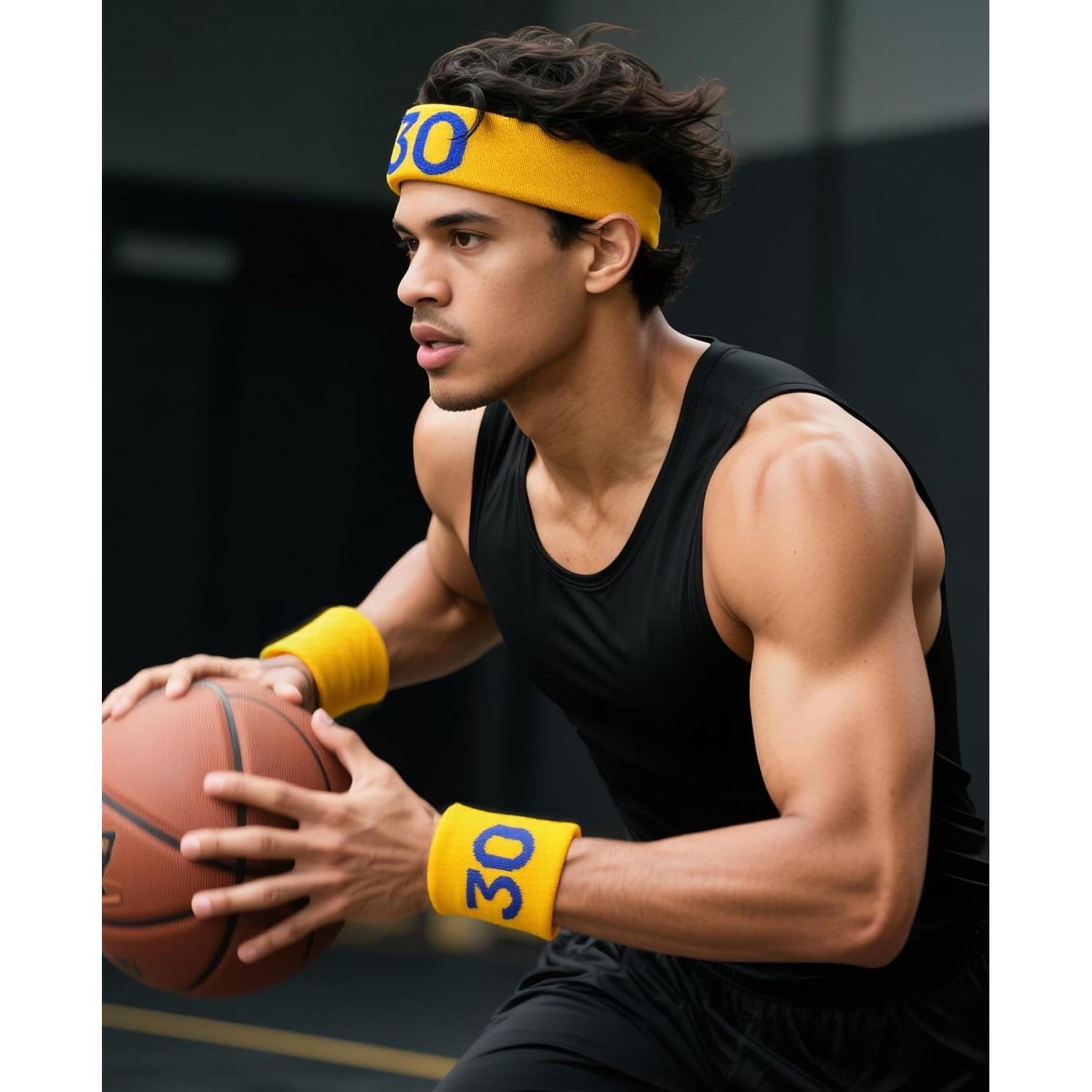 Banda de Sudor Deportiva Mytephoon 3 Piezas para Hombre y Mujer