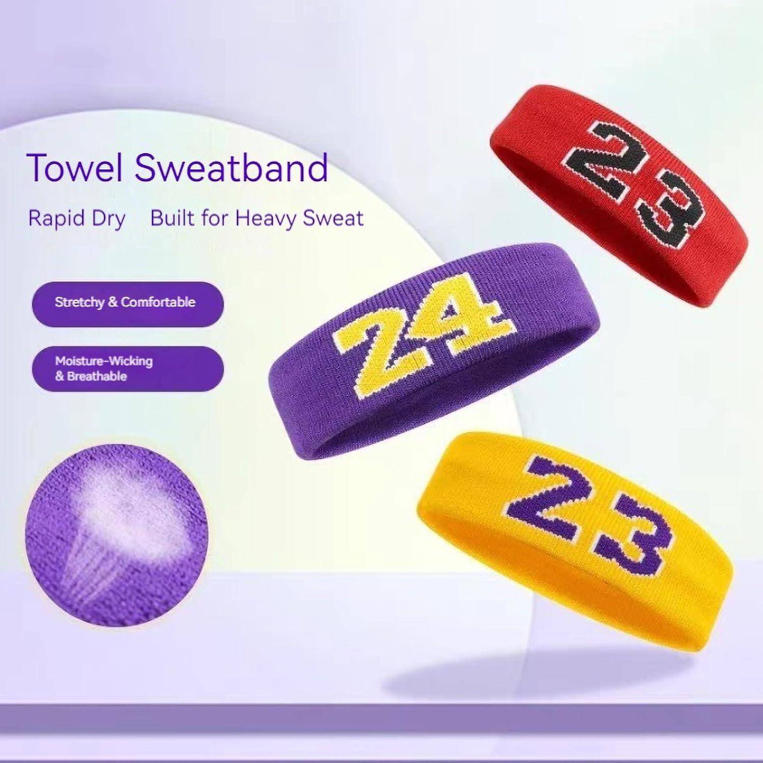 Banda de Sudor Deportiva Mytephoon 3 Piezas para Hombre y Mujer