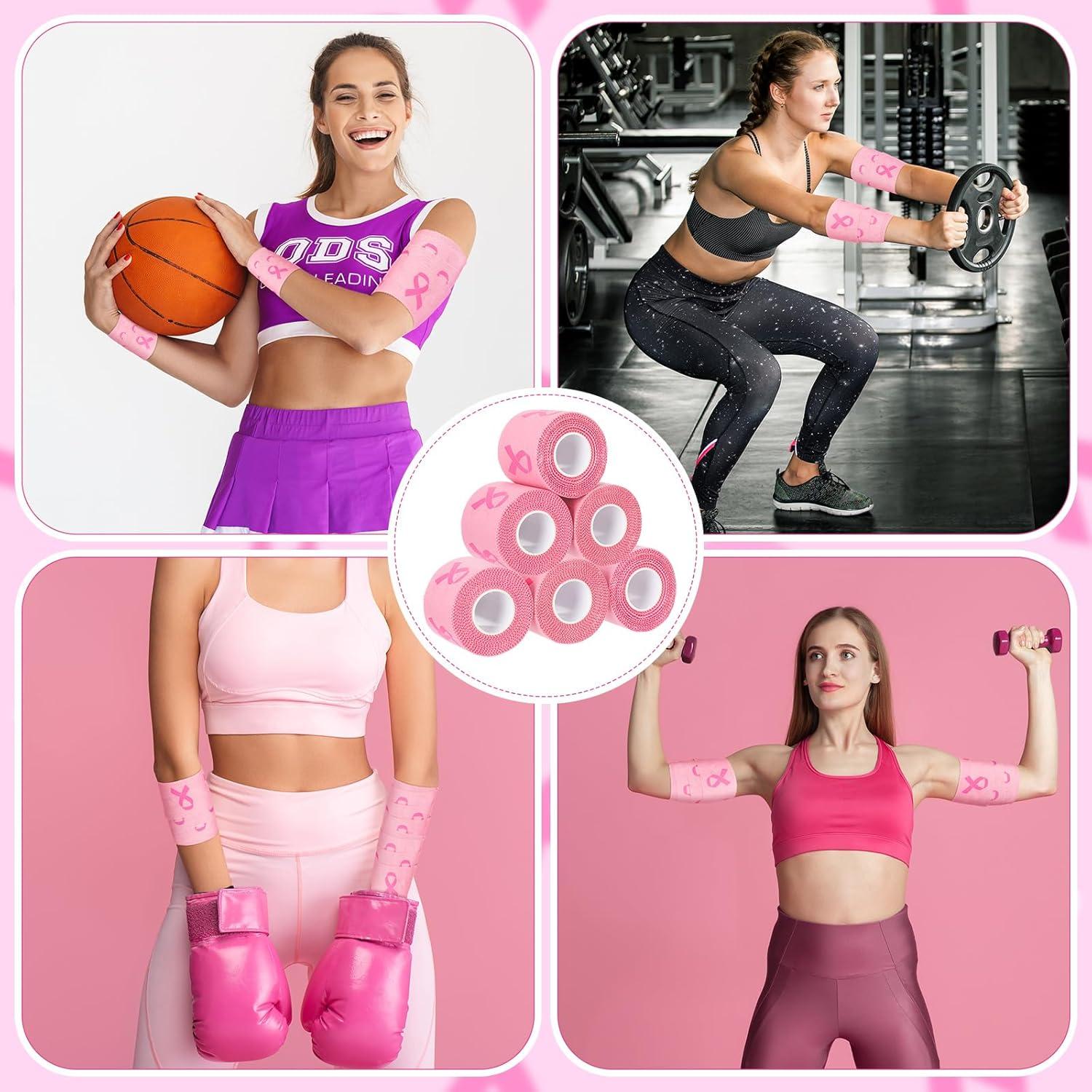 Cinta Deportiva de Concienciación Cáncer de Mama Threlaco 5cm x 7m