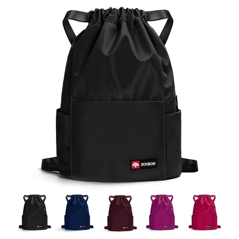 Mochila de Gimnasio Impermeable ZOORON 11.8L Unisex Negra