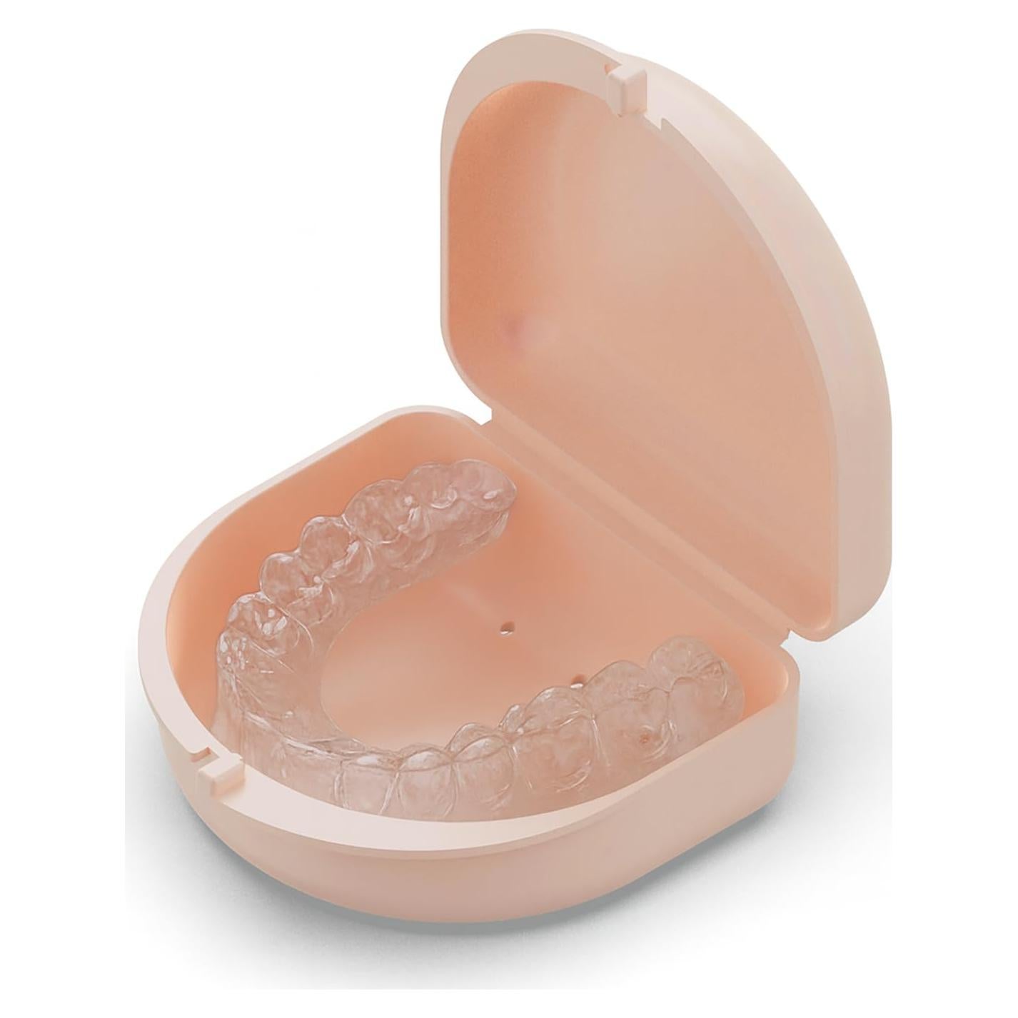 Estuche para Retenedores Invisalign Rosa - Material Grado Alimenticio