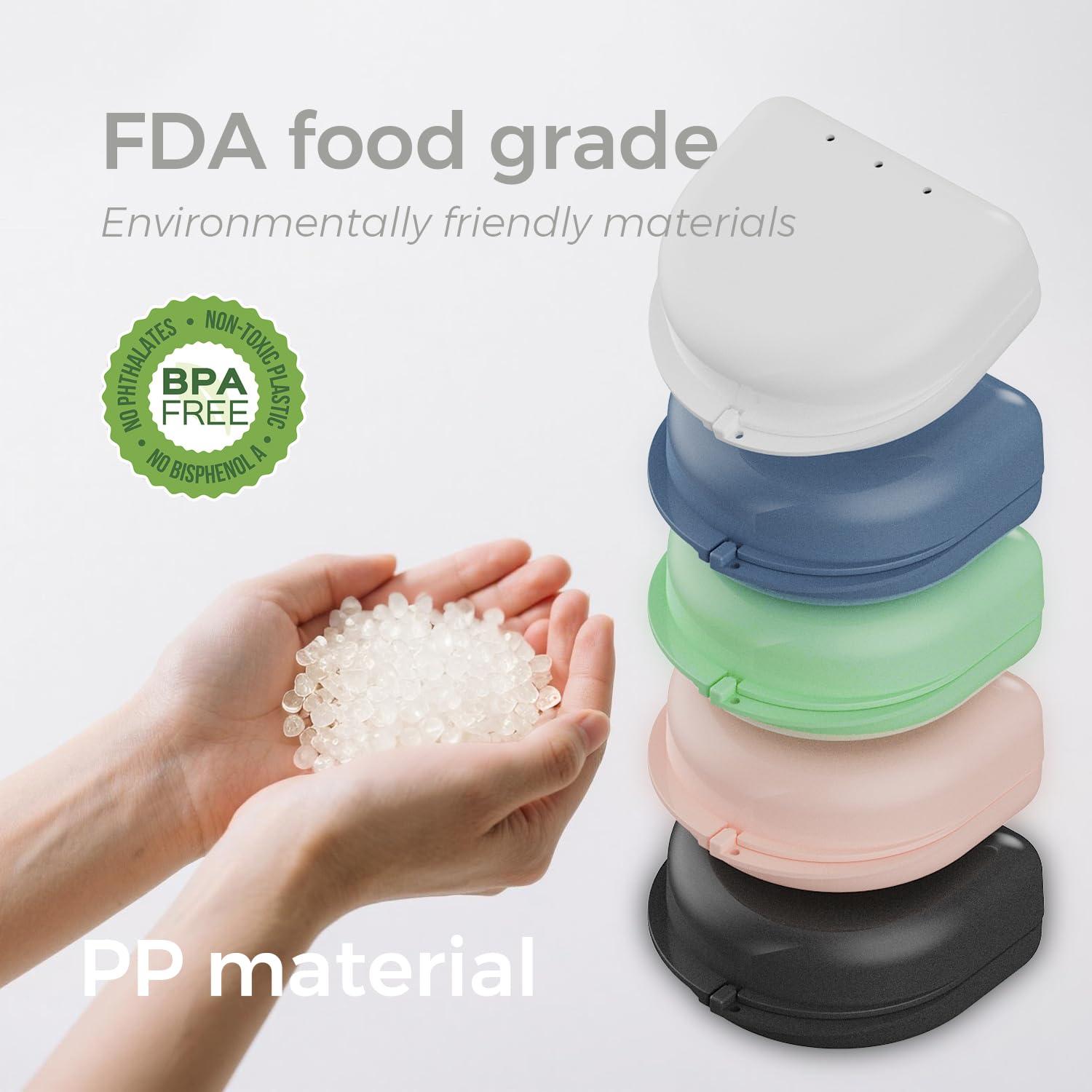 Estuche para Retenedores Invisalign Rosa - Material Grado Alimenticio