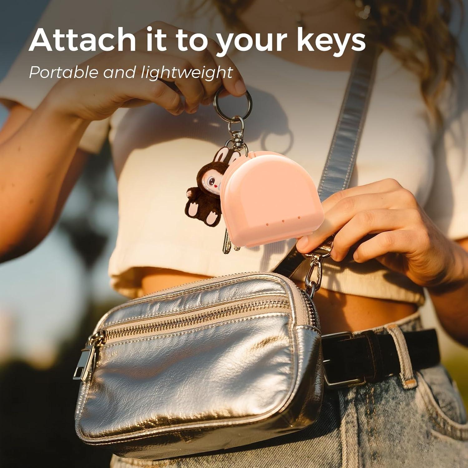 Estuche para Retenedores Invisalign Rosa - Material Grado Alimenticio